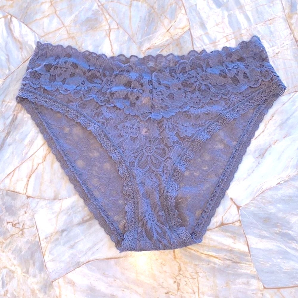High waisted VS Very Sexy Grey Lace Panty XS